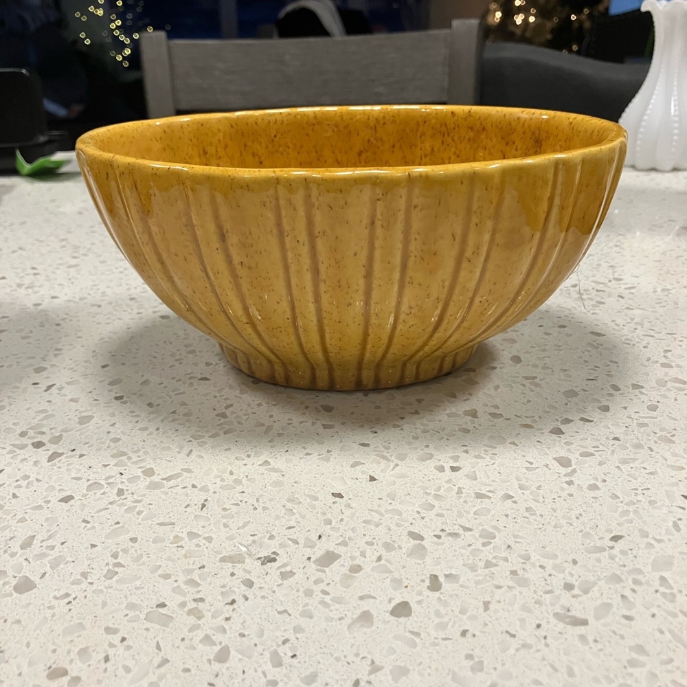 Haeger Pottery Planter Vintage 1960’s Mustard Yellow - Home Art